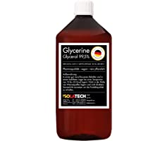 Glicerina 99.5% grado farmacéutico- vegetal puro- glicerina glicerol líquido transparente Botella de 1L (contenido 1-2kg…